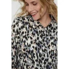 MA GRIFFE - Blusa Manga Larga Crudo Mujer Magriffe