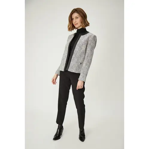 MA GRIFFE - Chaqueta Negro Mujer Magriffe
