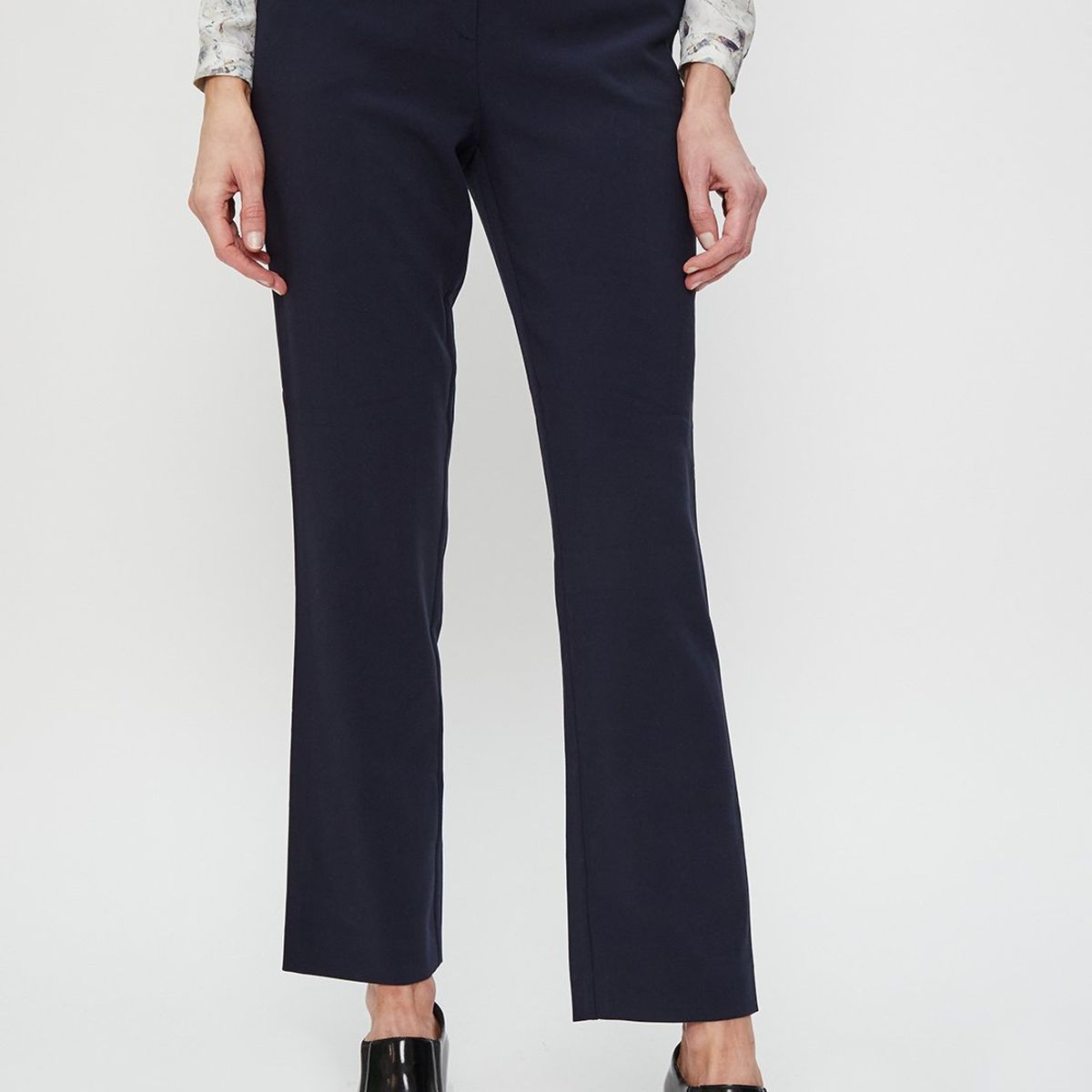 MA GRIFFE - Pantalon Azul Marino Mujer Magriffe
