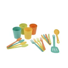 ANSALDO - Set de cocina 25 piezas material reciclable