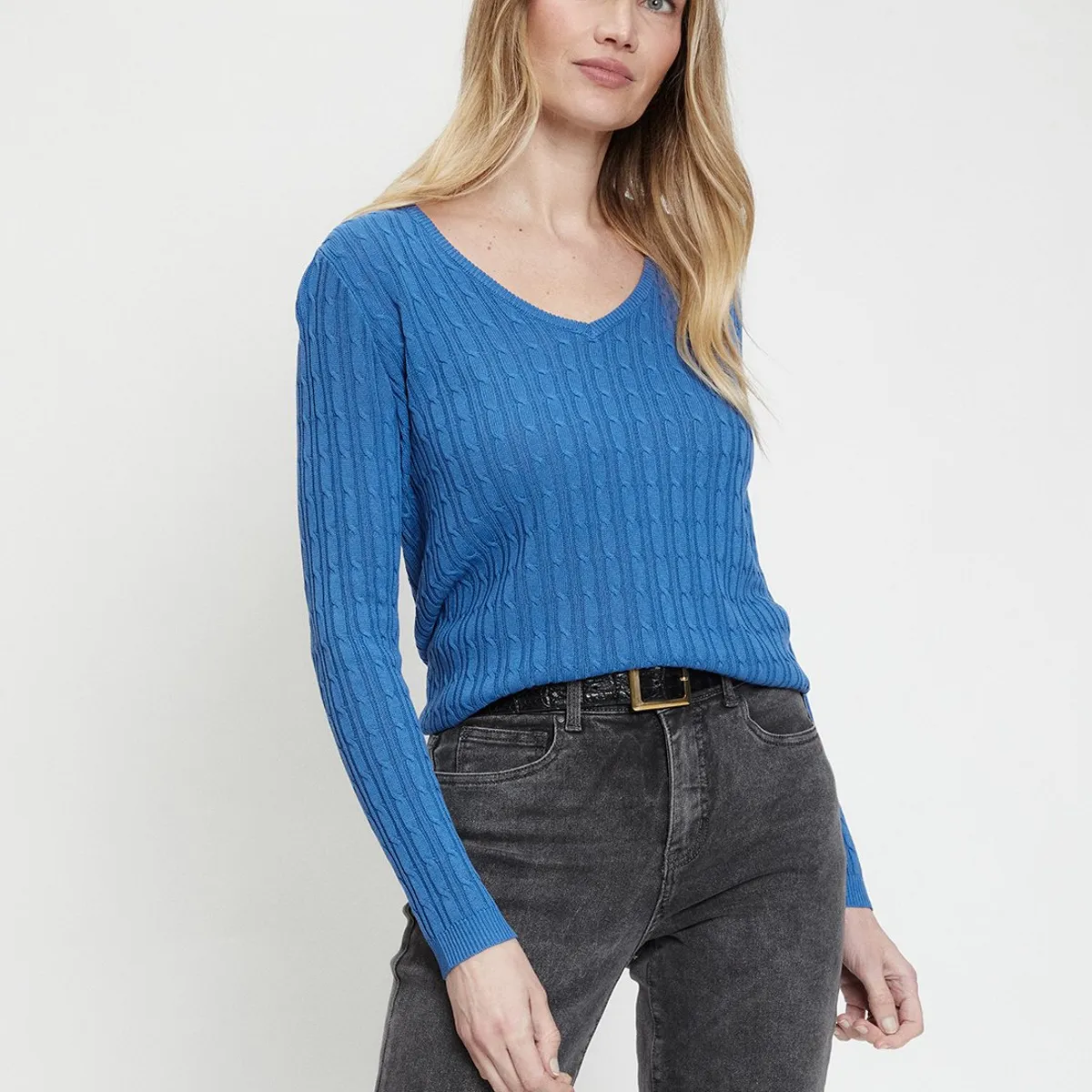 MA GRIFFE - Tejido Azul Marino Mujer Magriffe