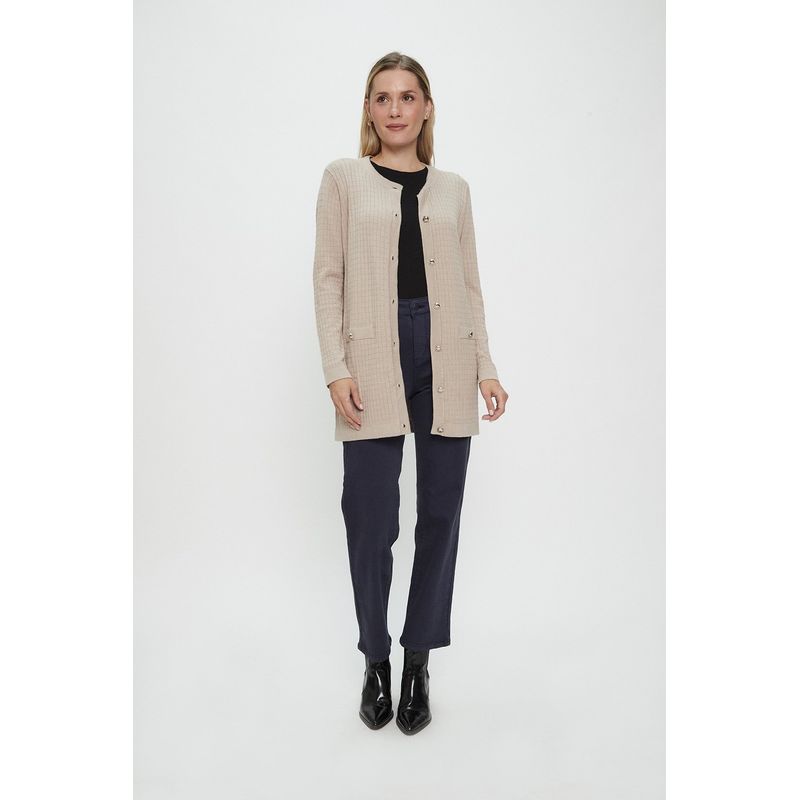 MA GRIFFE - Tejido Beige Mujer Magriffe