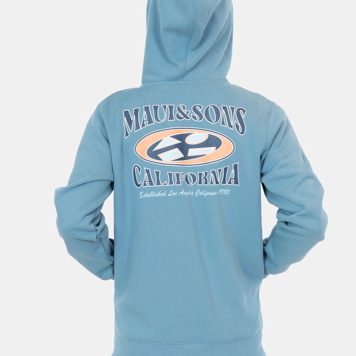 MAUI AND SONS - Poleron Full Print California Celeste Infantil Maui And Sons