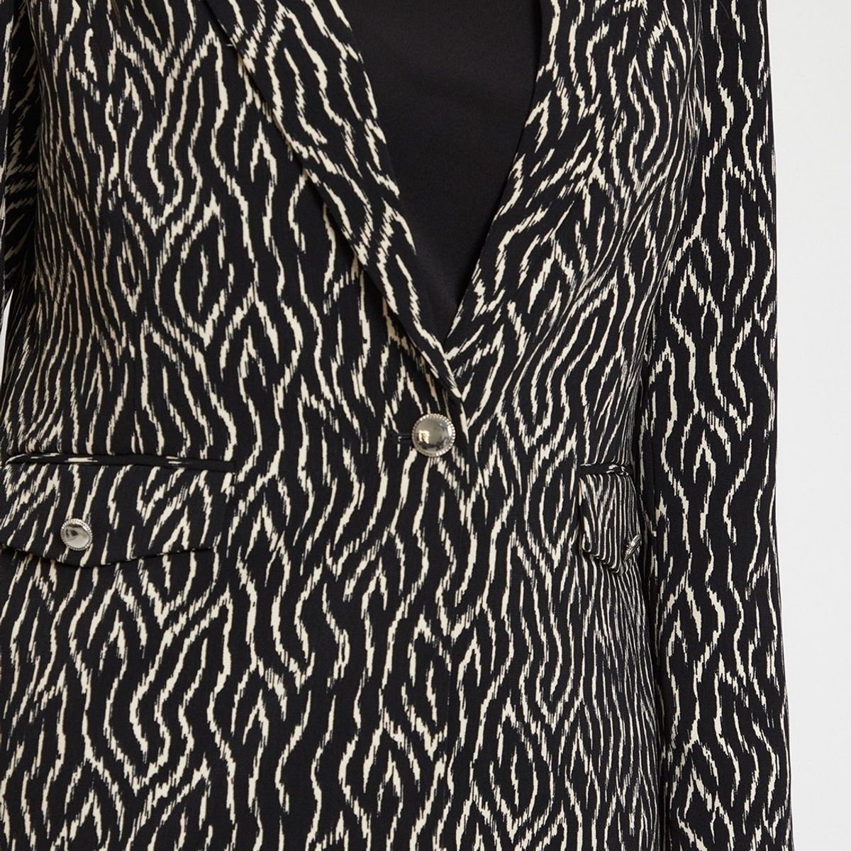 MA GRIFFE - Blazer Negro Mujer Magriffe