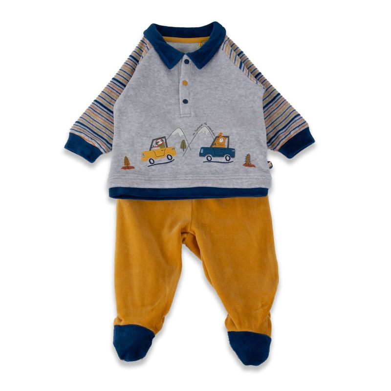PILLIN - Conjuntos Bebé Niño Mostaza Pillin PILLIN