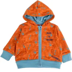 PILLIN - Conjunto Buzo Bebe Niño Naranja