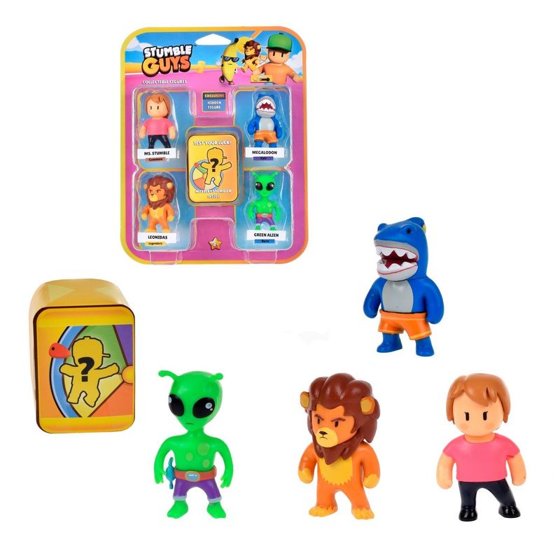 ANSALDO - PACK 5 FIGURAS 5 CMS STUMBLE GUYS - MS. STUMBLE