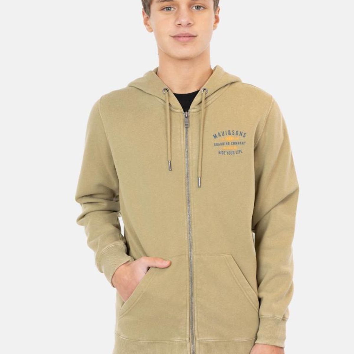 MAUI AND SONS - Poleron Boarding Company Hoodies Café Infantil Maui And Sons