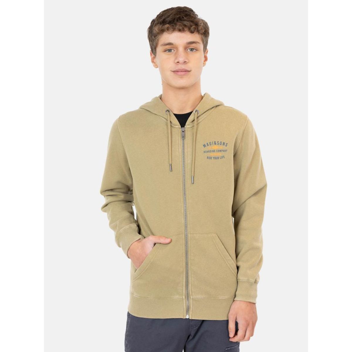 MAUI AND SONS - Poleron Boarding Company Hoodies Café Infantil Maui And Sons