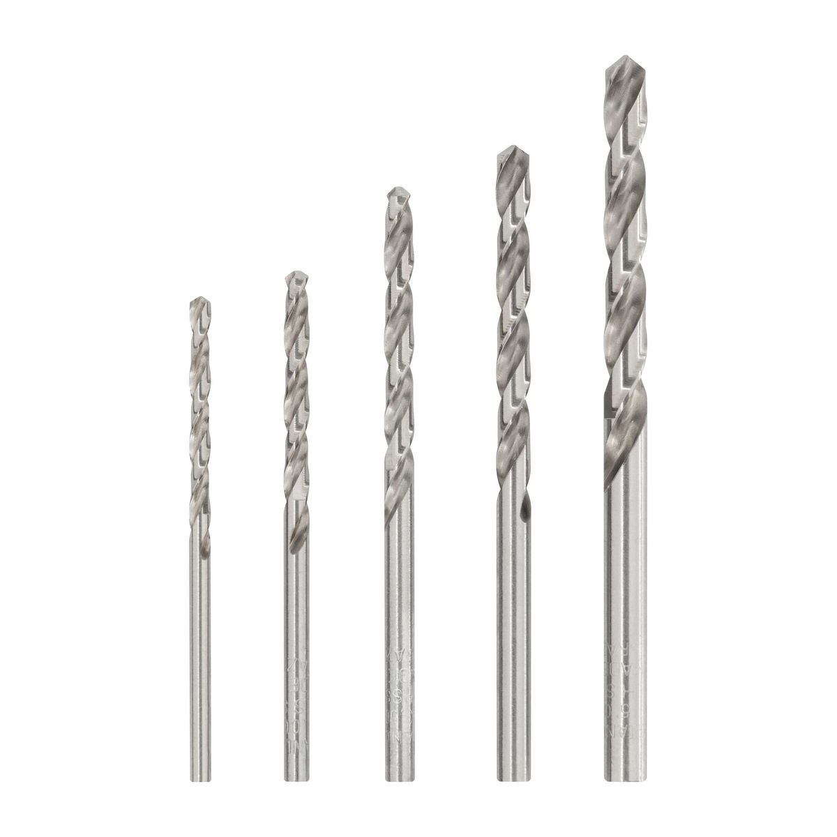 STANLEY - Set 5 brocas de acero p/metal 2.5 a 5mm STANLEY STA59001