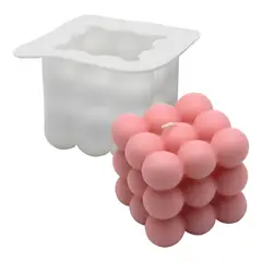 GENERICO - Molde De Silicona Para Velas Y Jabones Cubo Cuadrado 3d Diy