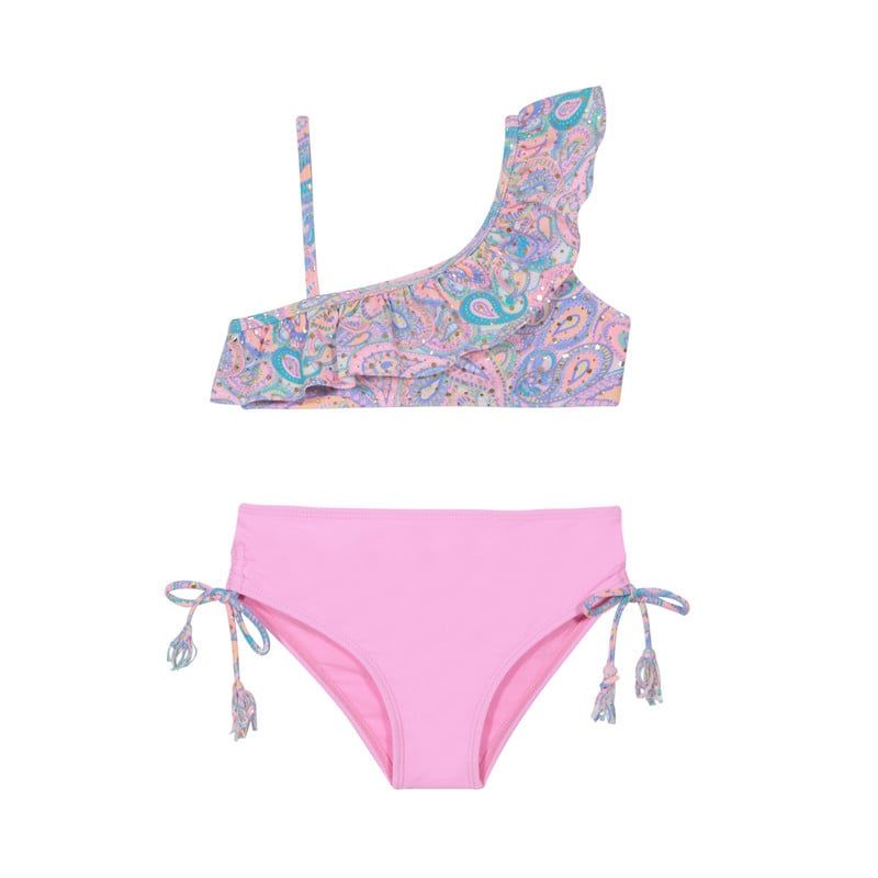 H2O WEAR - Traje de Baño Niña Bikini UV+30 Un Hombro H2O Wear H2O WEAR