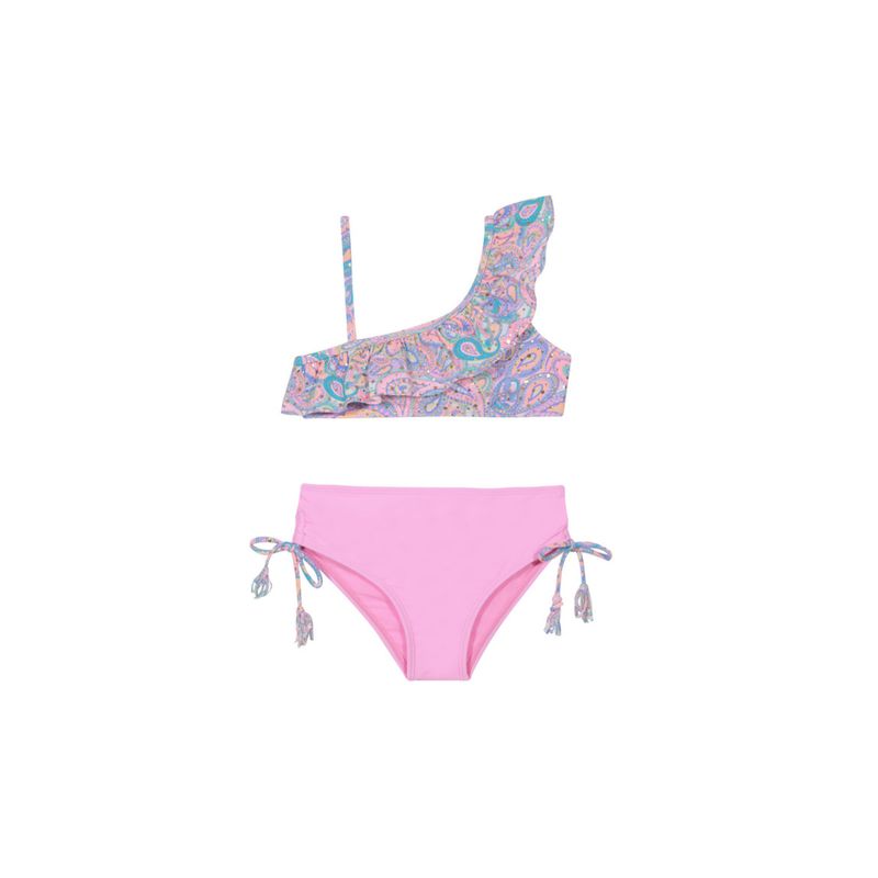 H2O WEAR - Traje de Baño Niña Bikini UV+30 Un Hombro H2O Wear H2O WEAR