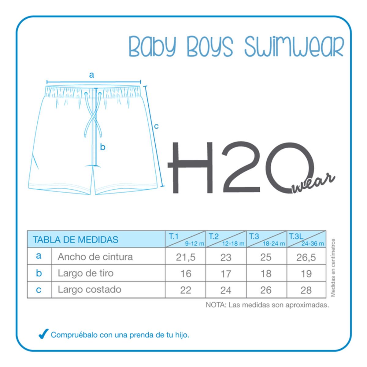 H2O WEAR - Traje de Baño Bebe Niño Short Est Flamenco H2O Wear H2O WEAR