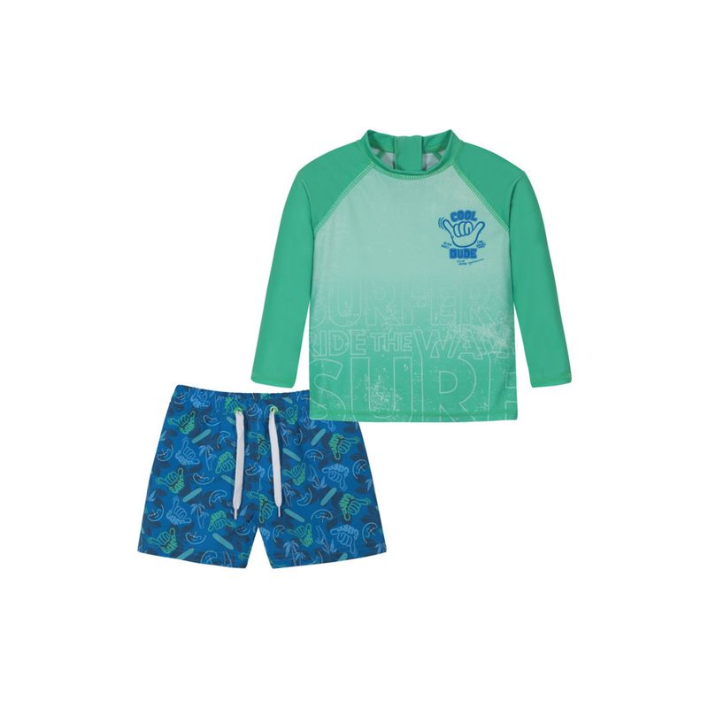 H2O WEAR - Traje Baño Bebe Niño Set UV50+ Manga Larga H2O Wear H2O WEAR