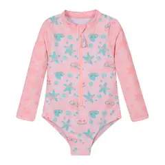 H2O WEAR - Traje de Baño Bebe Niña Manga Larga UV50+