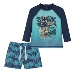 H2O WEAR - Traje Baño Bebe Niño Set UV50+ Manga Larga