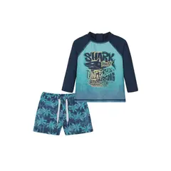 H2O WEAR - Traje Baño Bebe Niño Set UV50+ Manga Larga