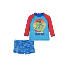 H2O WEAR - Traje Baño Bebe Niño Set UV50+ Manga Larga