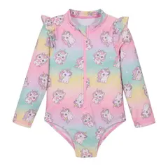 H2O WEAR - Traje de Baño Bebe Niña Manga LargaUV50+ Vuelo