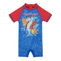 H2O WEAR - Traje de Baño Bebe Niño Body UV50+ Manga Corta