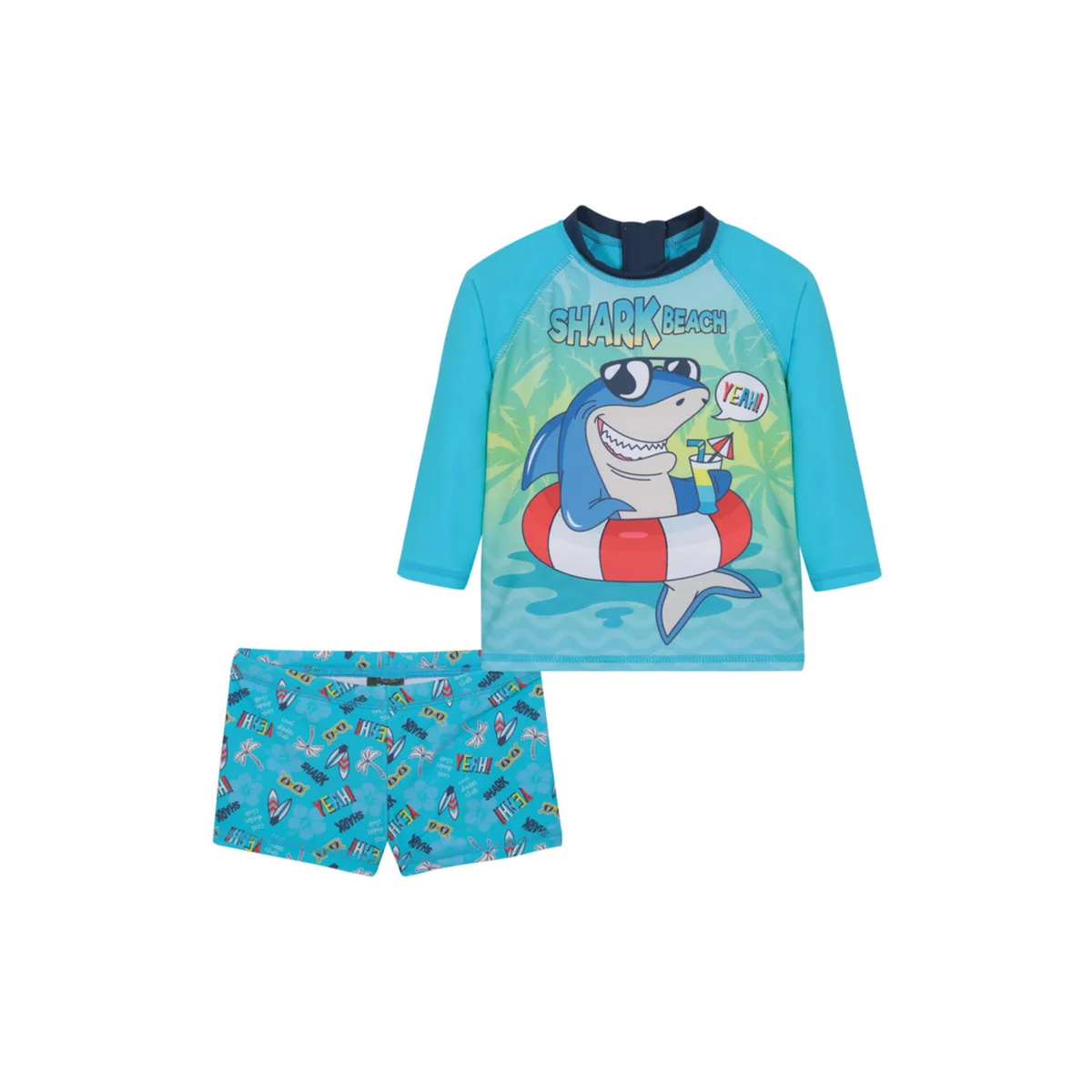 H2O WEAR - Traje Baño Bebe Niño Set UV50+ Manga Larga H2O Wear H2O WEAR
