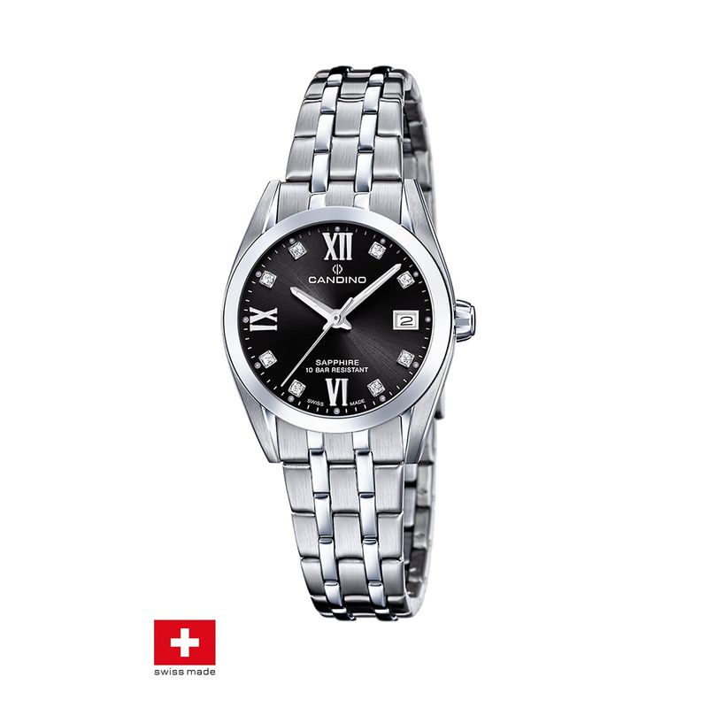 CANDINO - Reloj C4703/C Candino Swiss Negro Hombre Couples Classic