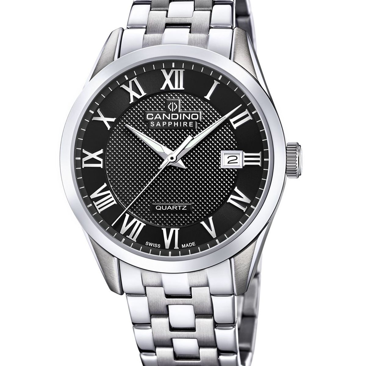 CANDINO - Reloj C4709/D Candino Swiss Negro Hombre Couples Classic
