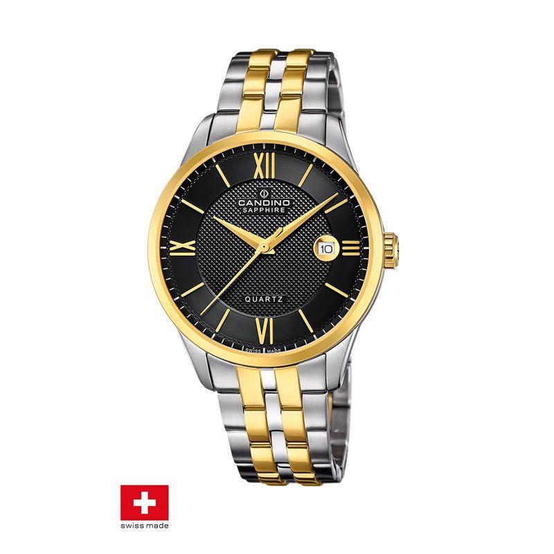 CANDINO - Reloj C4706/C Candino Swiss Negro Hombre Couples Classic