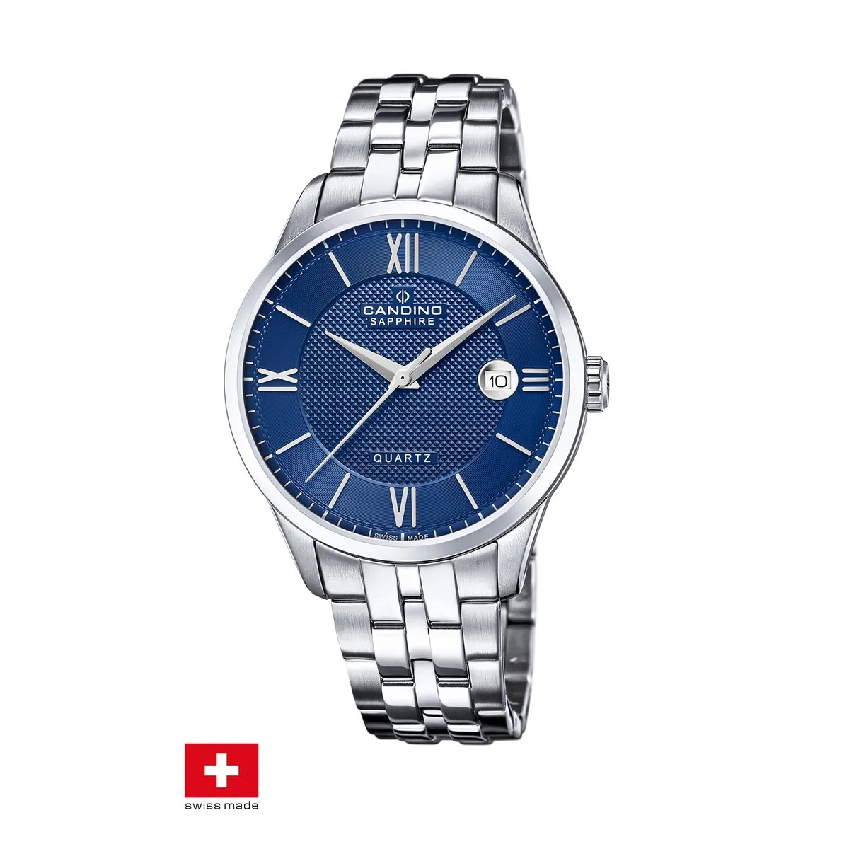 CANDINO - Reloj C4705/B Candino Swiss Azul Hombre Couples Classic