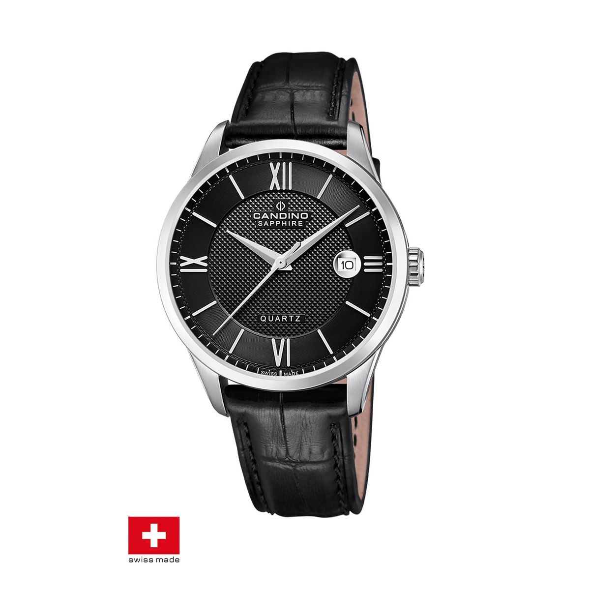 CANDINO - Reloj C4707/C Candino Swiss Negro Hombre Couples Classic
