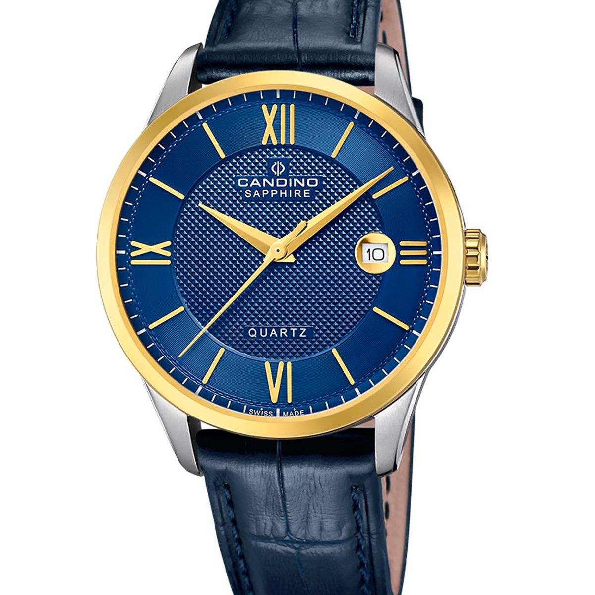 CANDINO - Reloj C4708/B Candino Swiss Azul Hombre Couples Classic