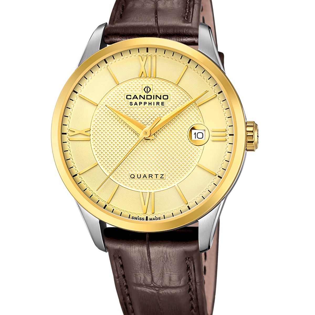 CANDINO - Reloj C4708/A Candino Swiss Dorado Hombre Couples Classic