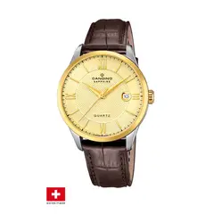 CANDINO - Reloj C4708/A Swiss Dorado Hombre Couples Classic.-