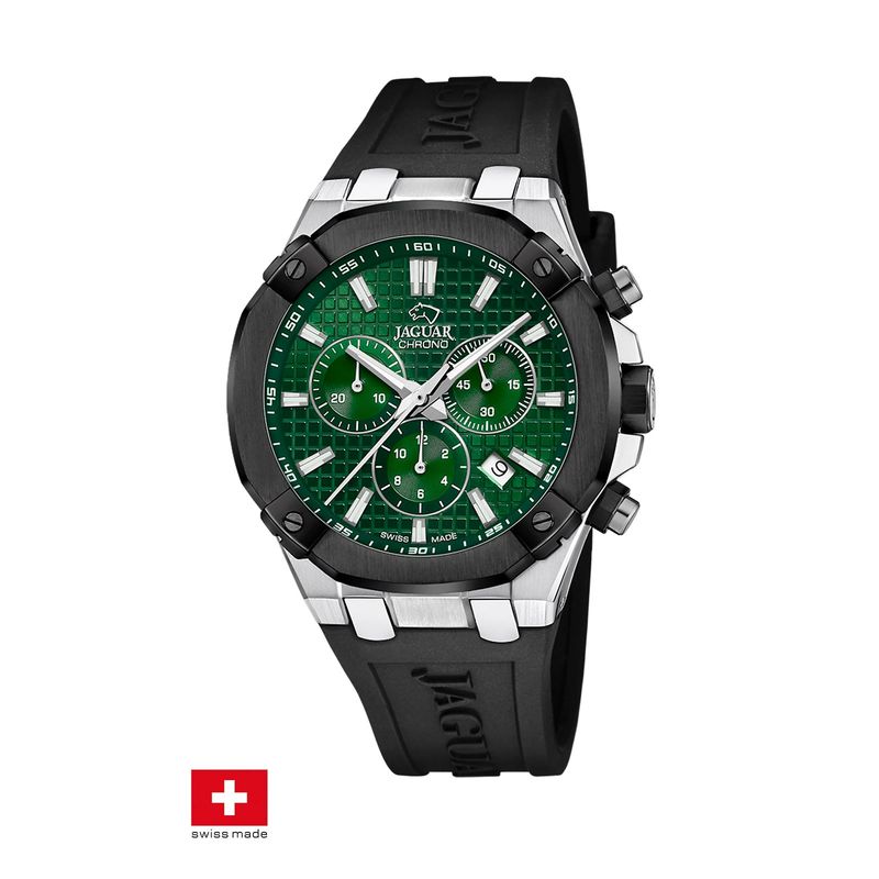 JAGUAR - Reloj J1020/1 Jaguar Swiss Verde Hombre Ceramic