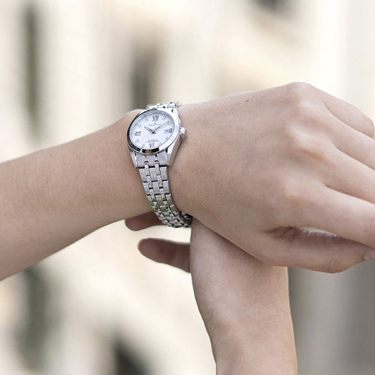 CANDINO - Reloj C4703/A Candino Swiss Blanco Hombre Couples Classic