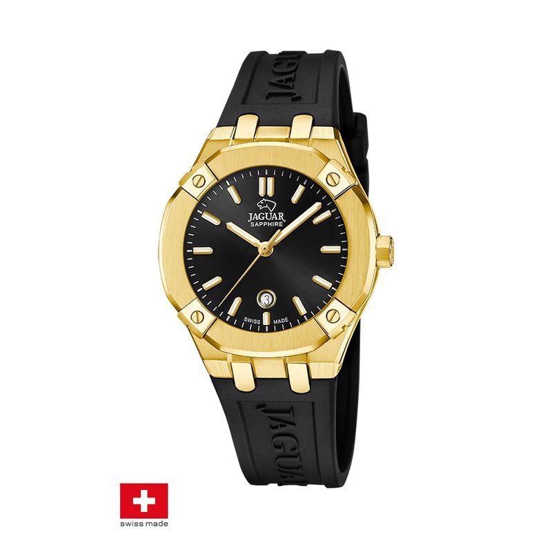 JAGUAR - Reloj J1018/1 Jaguar Swiss Negro Mujer Diplomatic