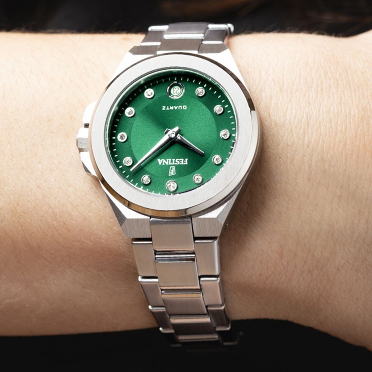 FESTINA - Reloj F20700/4 Festina Verde Mujer Mademoiselle