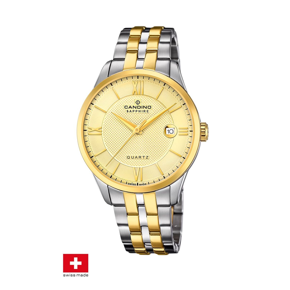 CANDINO - Reloj C4706/A Candino Swiss Dorado Hombre Couples Classic