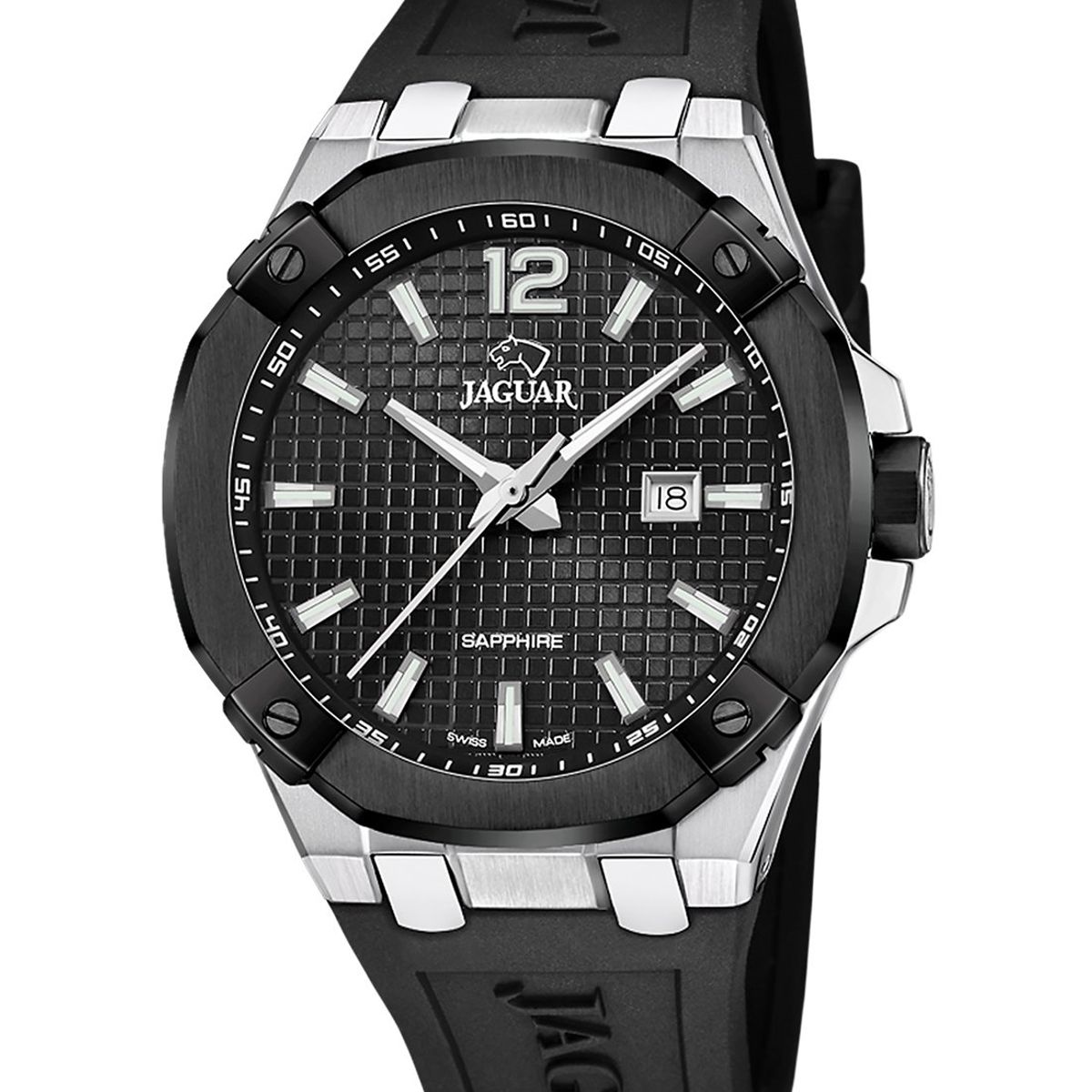 JAGUAR - Reloj J1019/2 Jaguar Swiss Negro Hombre Diplomatic