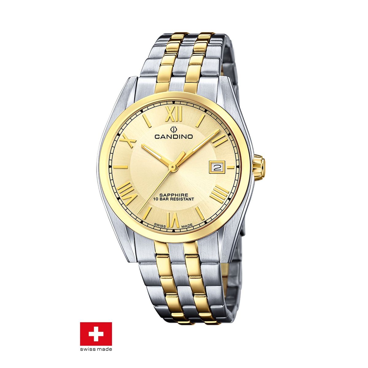 CANDINO - Reloj C4702/C Candino Swiss Dorado Hombre CANDINO SWISS