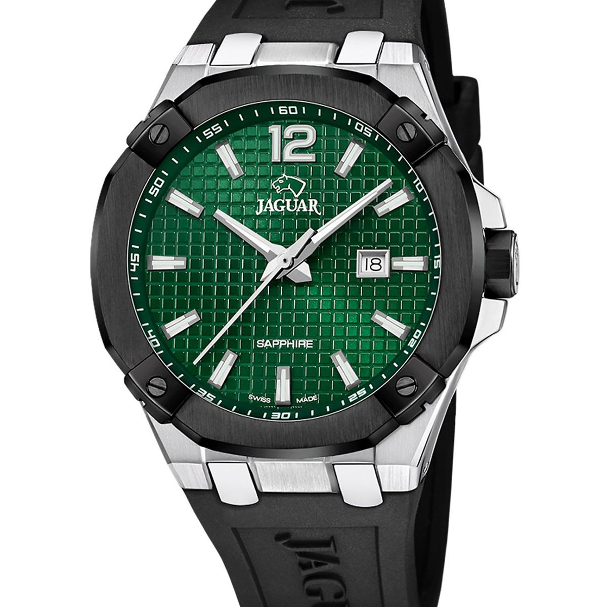 JAGUAR - Reloj J1019/1 Jaguar Swiss Verde Hombre Diplomatic