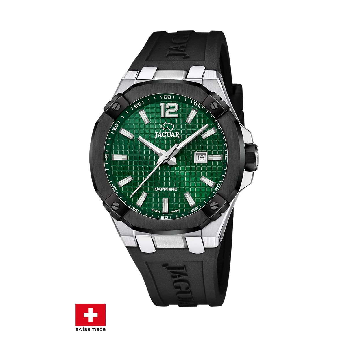 JAGUAR - Reloj J1019/1 Jaguar Swiss Verde Hombre Diplomatic