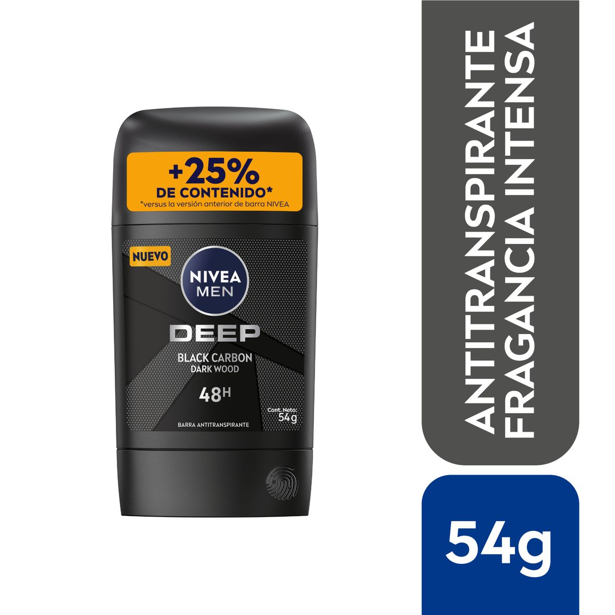 NIVEA - NIVEA MEN Antitranspirante en Barra Deep Beat