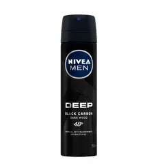 NIVEA - Antitranspirante Deep Black Wood Spray 150ml
