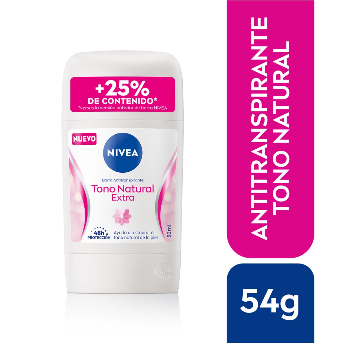 NIVEA - NIVEA Antitranspirante Aclarante Tono Natural 54g