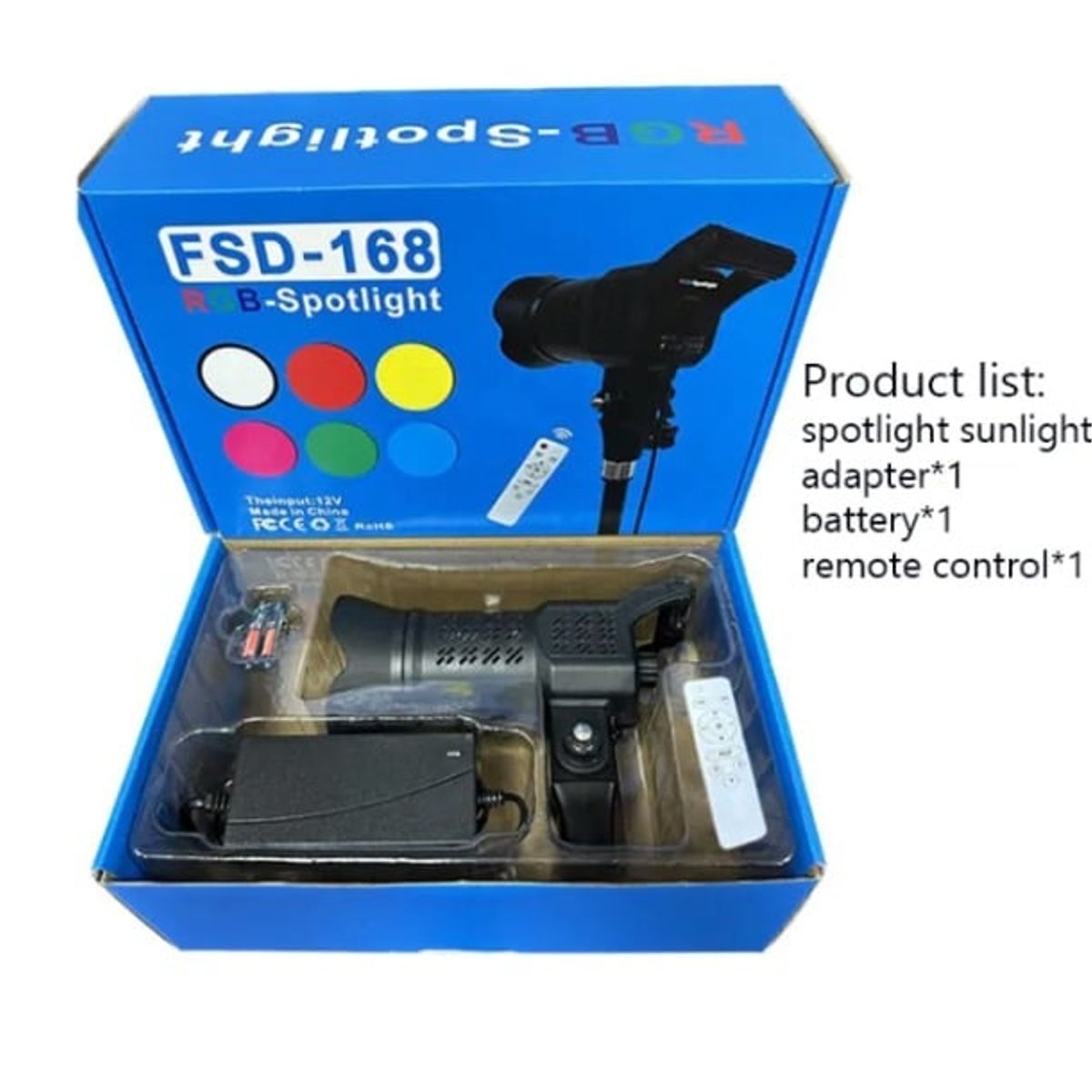 GENERICO - Foco Luces Color Estudio Lente Zoom Fotografía Iluminación COB