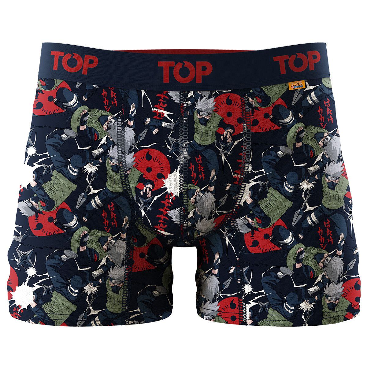 TOP - Bóxer Medio Algodón Naruto Shippuden Pack 3 C2 Top
