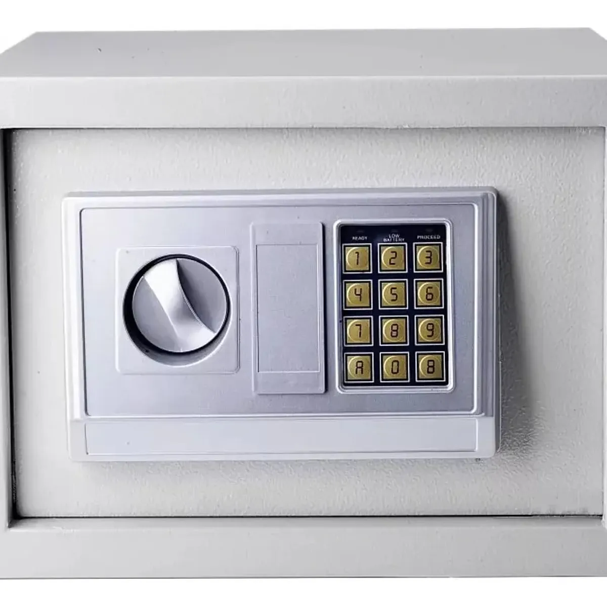 GENERICO - Caja Fuerte De Seguridad Tamaño Grande 38x30x30cm