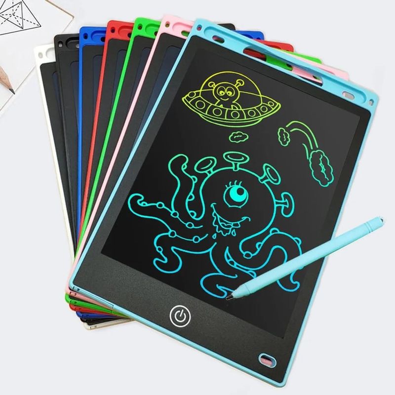 GENERICO - Tablet pizarra mágica dibujo notas LCD 12 pulgadas